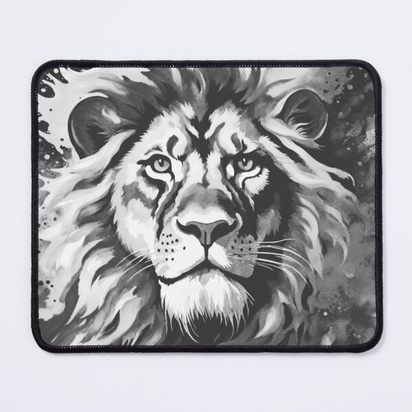 Item preview, Grey Fiery Lion designed and sold by Gabriela McDaniel.