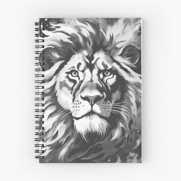 Item preview, Grey Fiery Lion  designed and sold by Gabriela McDaniel.