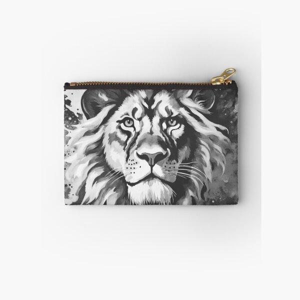 Item preview, Grey Fiery Lion  designed and sold by Gabriela McDaniel.