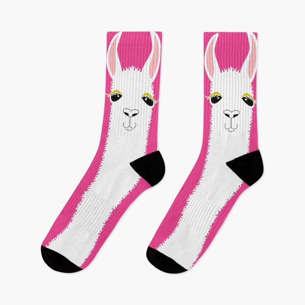 Item preview, ALPACA LLAMA ON HOT PINK designed and sold by Jean Gregory Evans.
