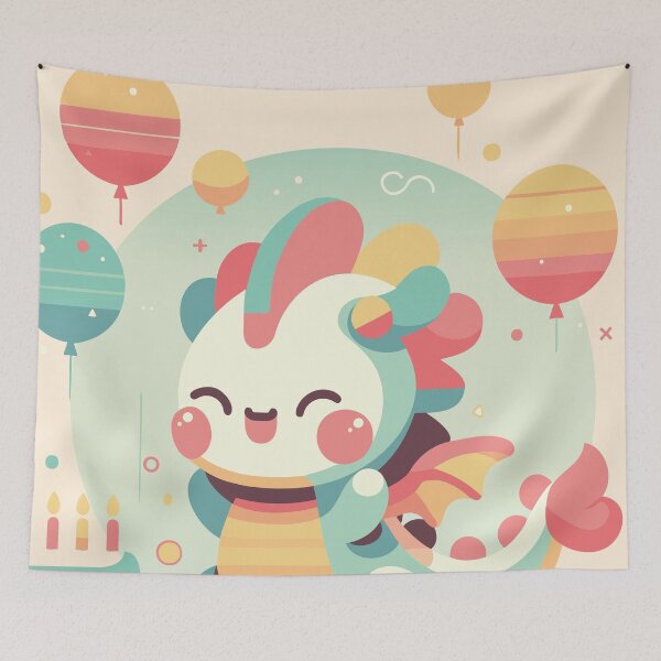Item preview, Jubilant Dragon's Birthday Bash designed and sold by kiokuso.