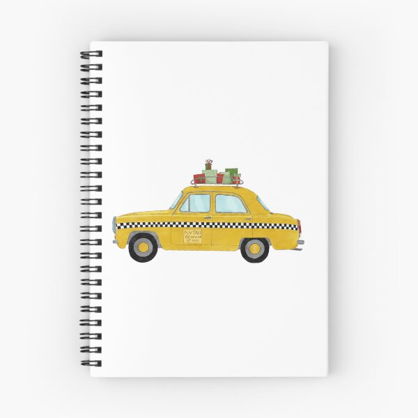 Item preview, New York Yellow Taxi Cab with Christmas Gifts designed and sold by portosabbia.