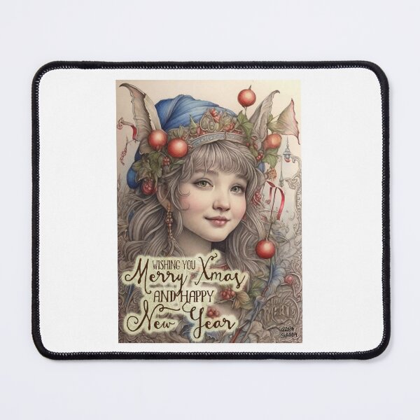 Item preview, Merry Xmas and Happy New Year; Fantasy; designed and sold by StickerApe.