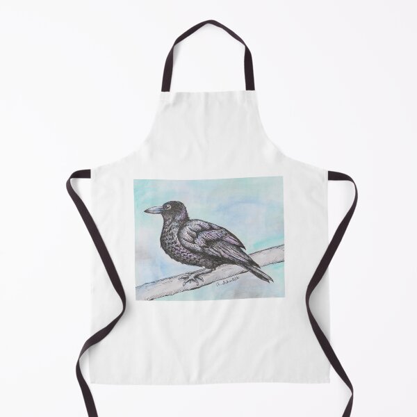 Item preview, Colorful Crow Bird Watercolor and Ink Original Art Painting designed and sold by Intergalactic Unicorn: Art by Anna Schmidt.