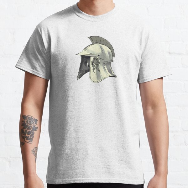 Roman empire soldier helmet in ink style Classic T-Shirt