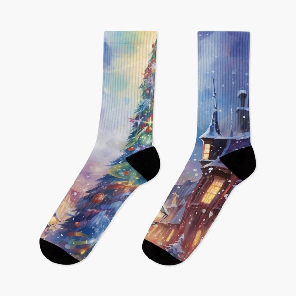 Item preview, Aurora borealis and Christmas Tree designed and sold by Art by Lilia.