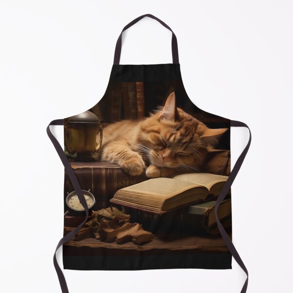 Item preview, Sleeping Library Cat (Design 1) designed and sold by Samuelsboro.