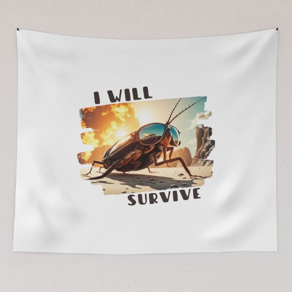 Item preview, The Cockroach Survive Explosion Artwork designed and sold by BrodatyDesign.