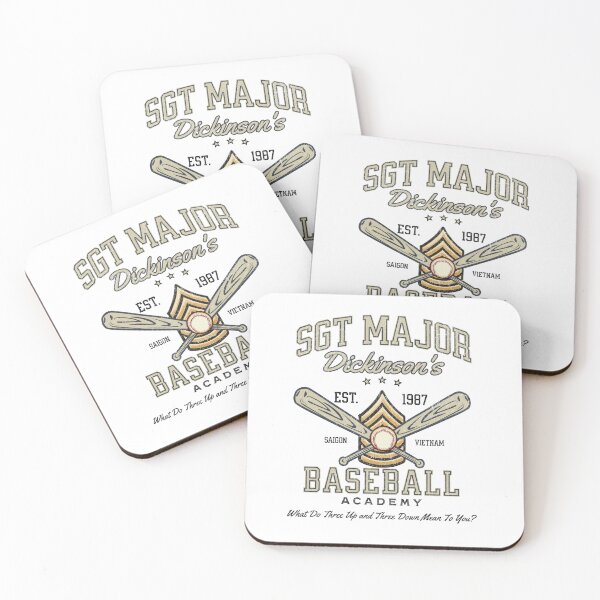 Item preview, SGT Major Dickinson's Baseball Academy  designed and sold by sharkhuntertees.