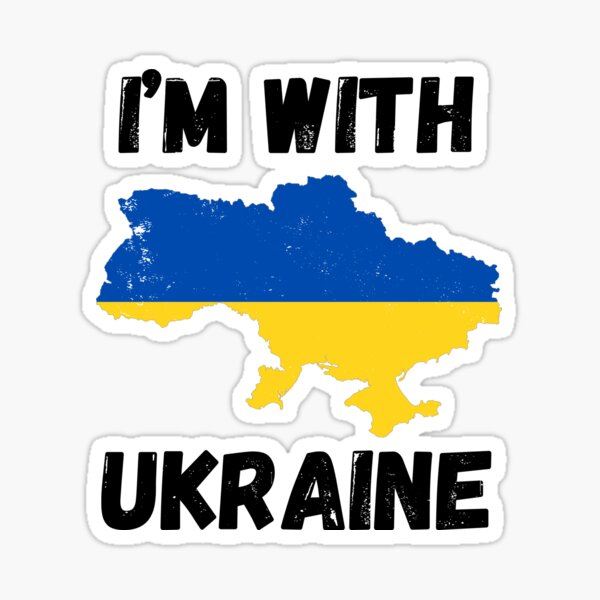 Item preview, I'm with Ukraine - Free Ukraine,  Ukraine Flag designed and sold by Bielecki-es.