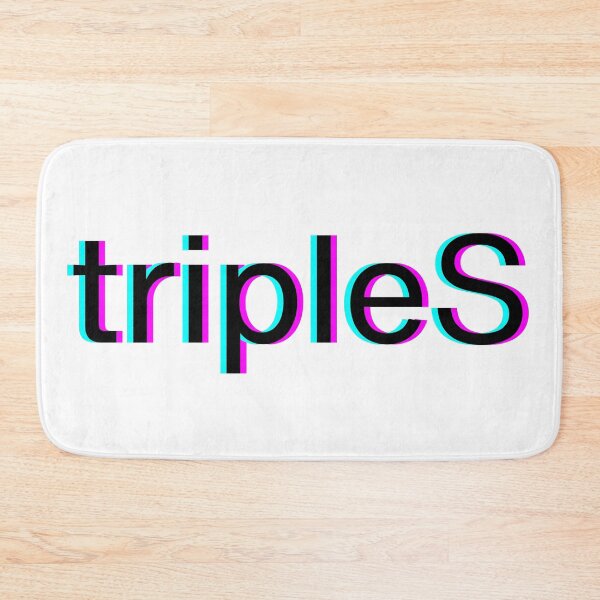 Item preview, TripleS Kpop Girl Group glitch static logo designed and sold by wujulike.