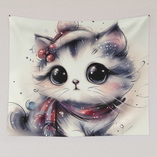 Item preview, Christmas Cat V.2 designed and sold by VANWANSHOP.