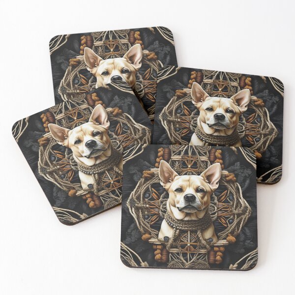 Item preview, Cute and small puppy in rustic rope texture country style designed and sold by Carlos Gudino.