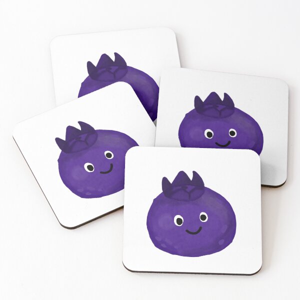 Item preview, Watercolor cute blueberry cartoon character. designed and sold by crazyfahhh.