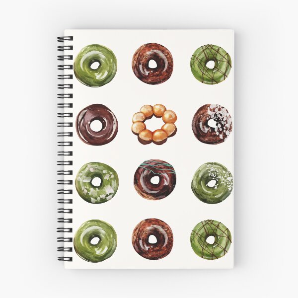 Item preview, Chocolate and Matcha Donuts designed and sold by patternjp.