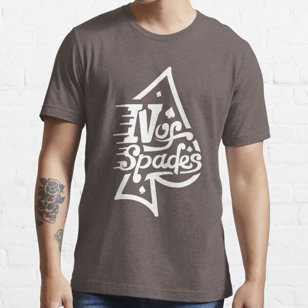"4 of Spades Card Caligraphy " Tshirt for Sale by SamMeow Redbubble