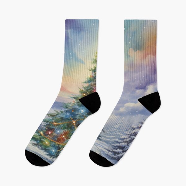 Item preview, Aurora borealis and Christmas Tree designed and sold by Art by Lilia.