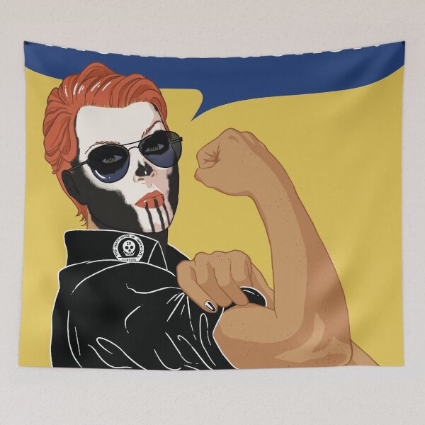 Item preview, We Do Bones! Gideon / Rosie the Riveter We Can Do It Rude Skullpaint Version designed and sold by rainie-png.