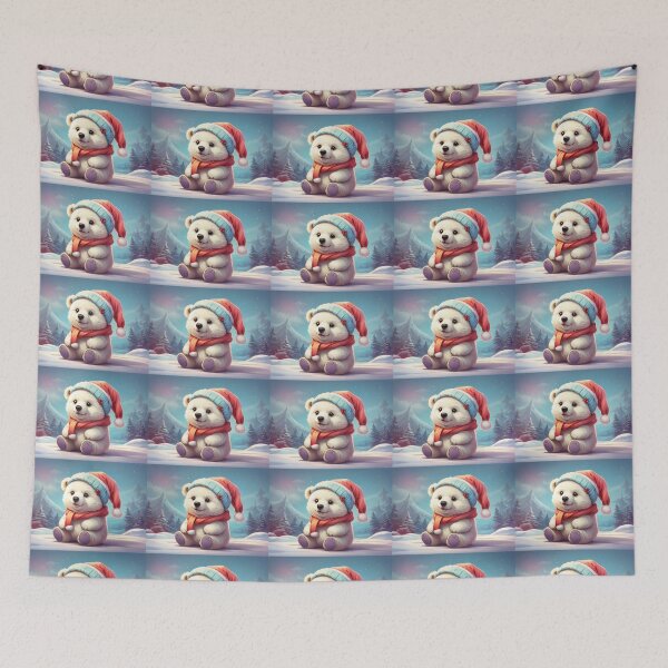 Item preview, Cute Christmas polar bear design designed and sold by cannon777.