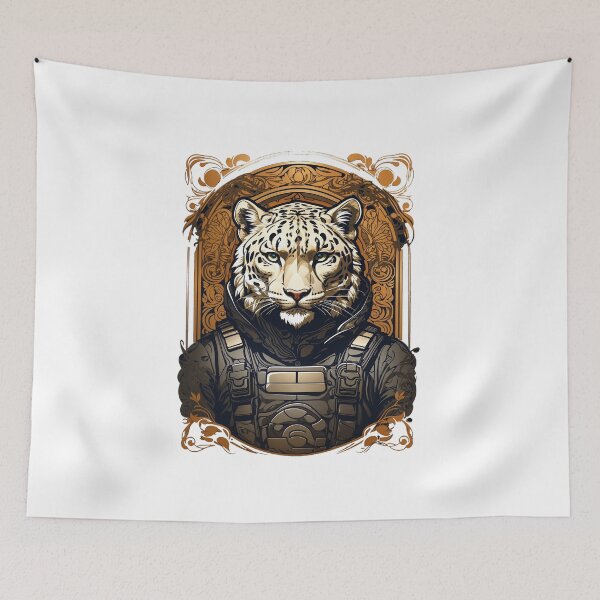 Item preview, Critically Endangered Animals, Snow Leopard: Olav designed and sold by KnoClothingCo.