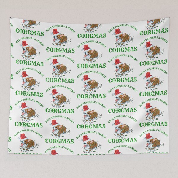 Item preview, Ten un feliz Corgmas designed and sold by TheFabe1.
