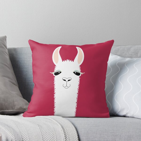 Item preview, ALPACA LLAMA ON MAGENTA designed and sold by Jean Gregory Evans.