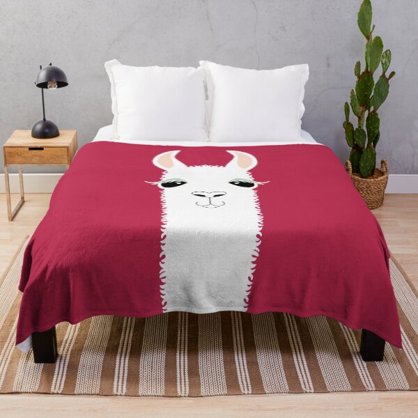 Item preview, ALPACA LLAMA ON MAGENTA designed and sold by Jean Gregory Evans.