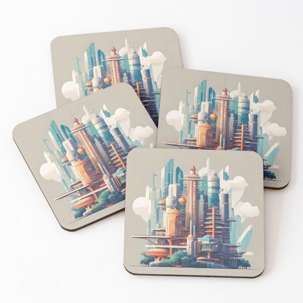 Item preview, Futuristic city designed and sold by samuelicious09.