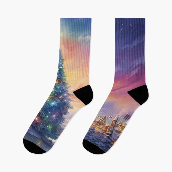 Item preview, Aurora borealis and Christmas Tree designed and sold by Art by Lilia.