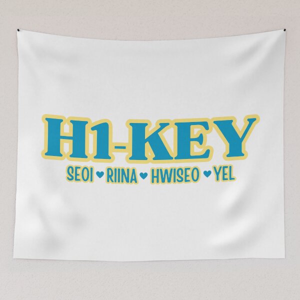 Item preview, H1-KEY Kpop Girl Group Logo designed and sold by wujulike.