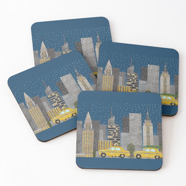 Item preview, Snowy Christmas and the City designed and sold by portosabbia.