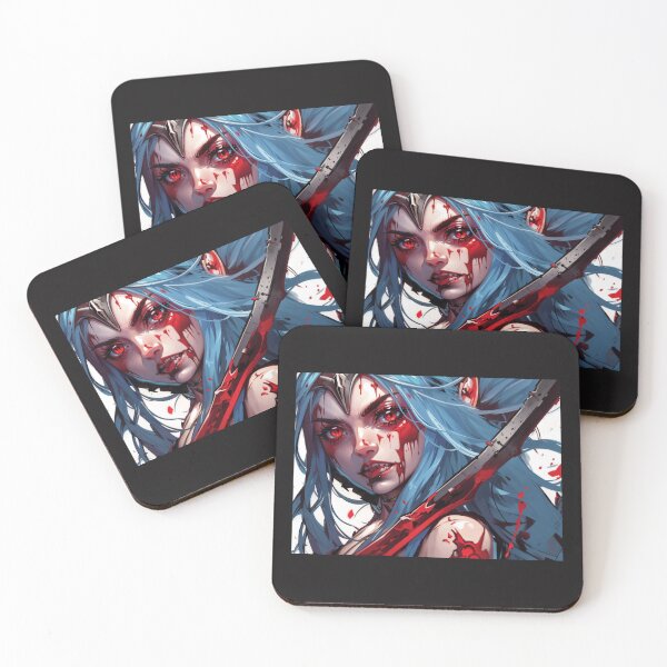 Item preview, Anime sticker design, Intense vampire woman designed and sold by cannon777.