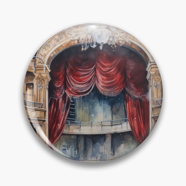 Item preview, Theater Stage - The Art of Acting - Watercolor designed and sold by SeraphimDesigns.
