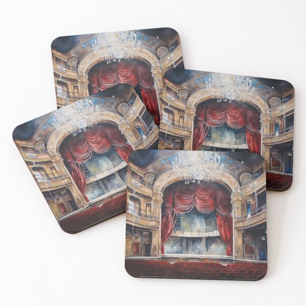 Item preview, Theater Stage - The Art of Acting - Watercolor designed and sold by SeraphimDesigns.