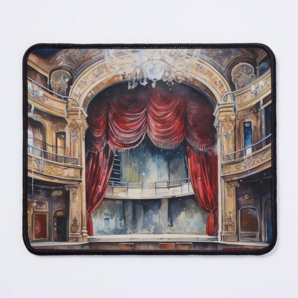 Item preview, Theater Stage - The Art of Acting - Watercolor designed and sold by SeraphimDesigns.
