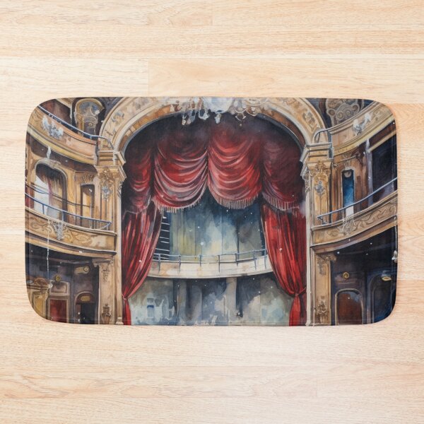 Artikelvorschau, Theaterbühne - Die Kunst des Schauspielens - Aquarell entworfen und verkauft von SeraphimDesigns.