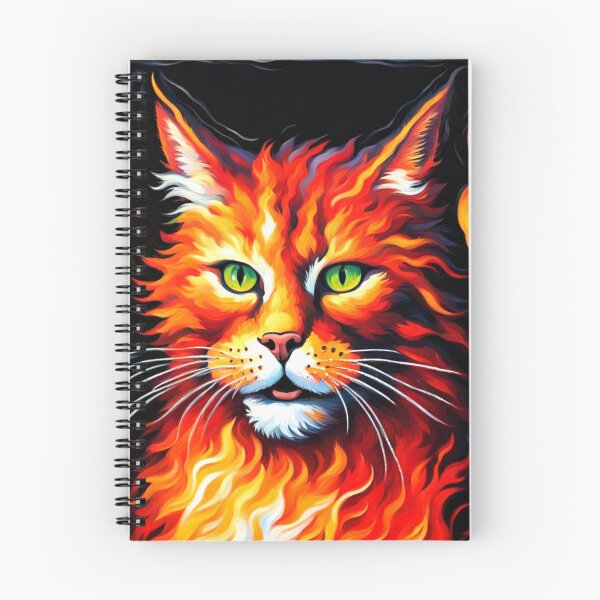 Item preview, Inferno Cat designed and sold by Gabriela McDaniel.