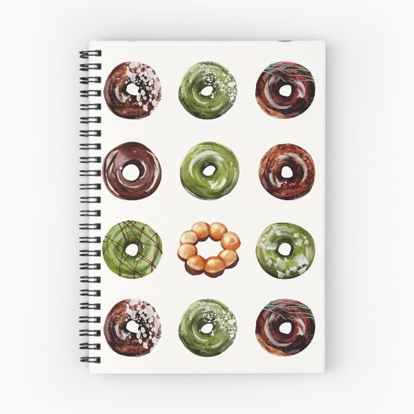 Item preview, Matcha and Chocolate Donuts designed and sold by patternjp.