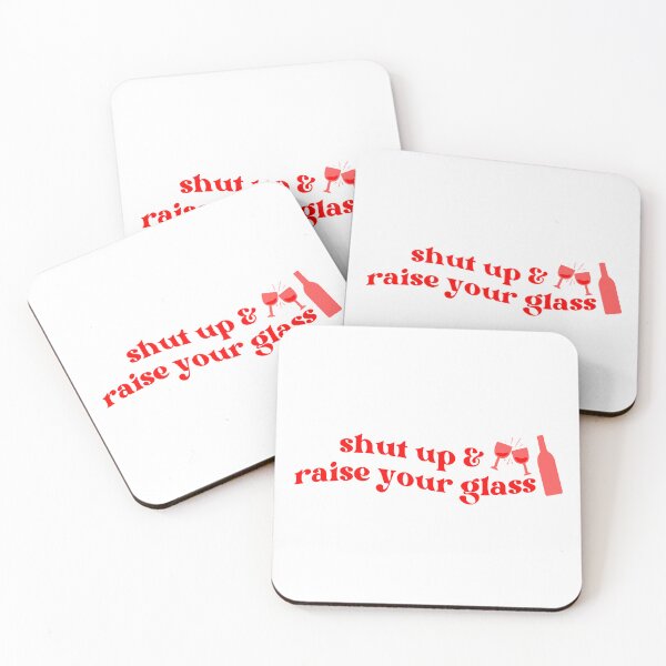 Item preview, "Shut Up and Raise Your Glass" Musical Quote designed and sold by wujulike.