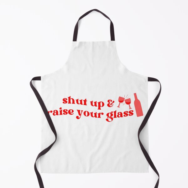 Item preview, "Shut Up and Raise Your Glass" Musical Quote designed and sold by wujulike.