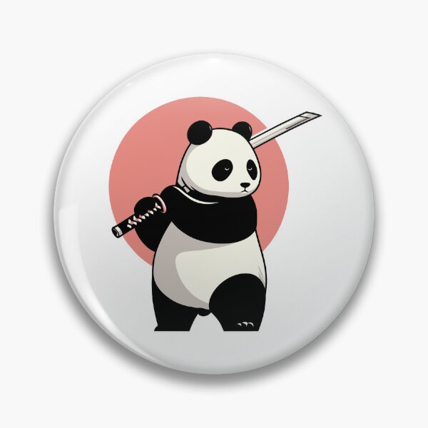 Item preview, Samurai panda designed and sold by AnteesocialTees.