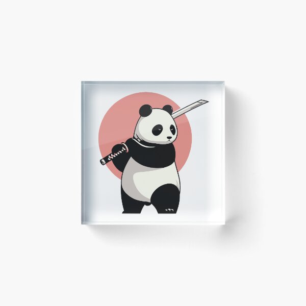 Item preview, Samurai panda designed and sold by AnteesocialTees.