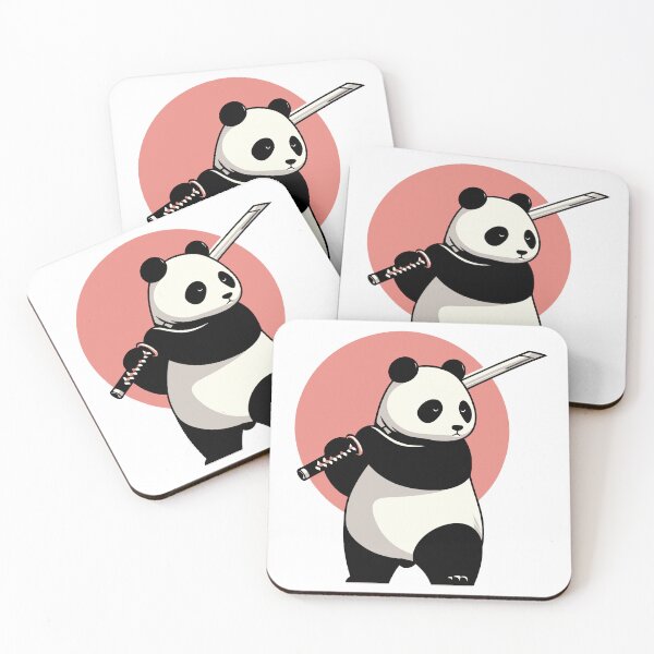 Item preview, Samurai panda designed and sold by AnteesocialTees.