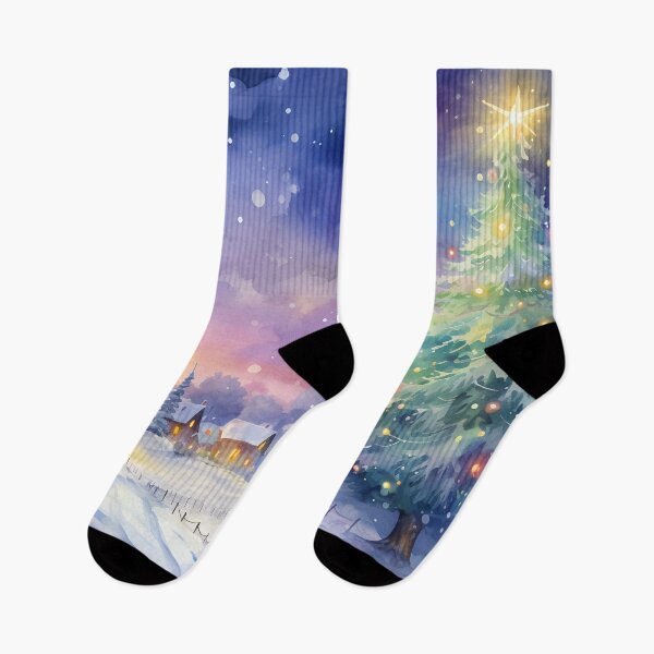 Item preview, Aurora borealis and Christmas Tree designed and sold by Art by Lilia.