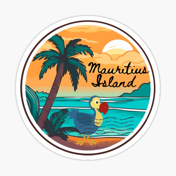 Aperçu de l'œuvre Île Maurice Vintage créée et vendue par dwangarts.