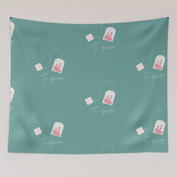 Item preview, Te quiero Tea Bag Spanish I love you designed and sold by Neeshki.
