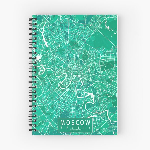 Item preview, Moscow City Map of Russia - Watercolor designed and sold by deMAP.