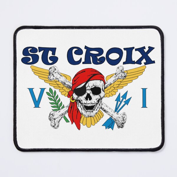 Item preview, US Virgin Islands Pirate Flag - St. Croix designed and sold by marquet65.