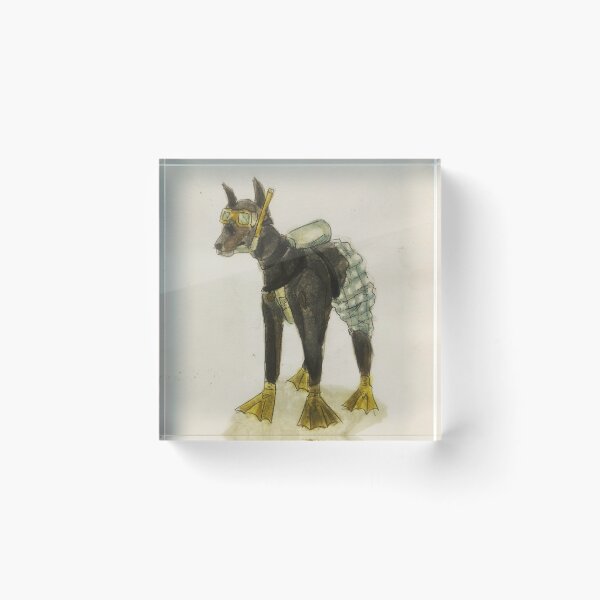Item preview, Scuba Dog designed and sold by Chilidogdesigns.