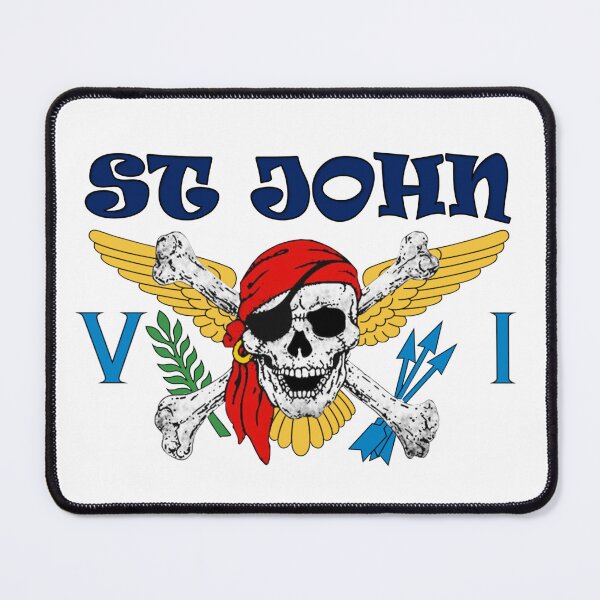 Item preview, US Virgin Islands Pirate Flag - St. John designed and sold by marquet65.